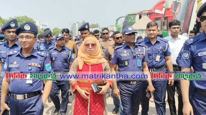 দৌলতদিয়া ঘাট পরিদর্শনে  জেলা প্রশাসক-পুলিশ সুপার